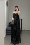 MUTEDANCE black silk dress MD22SS66 PM28